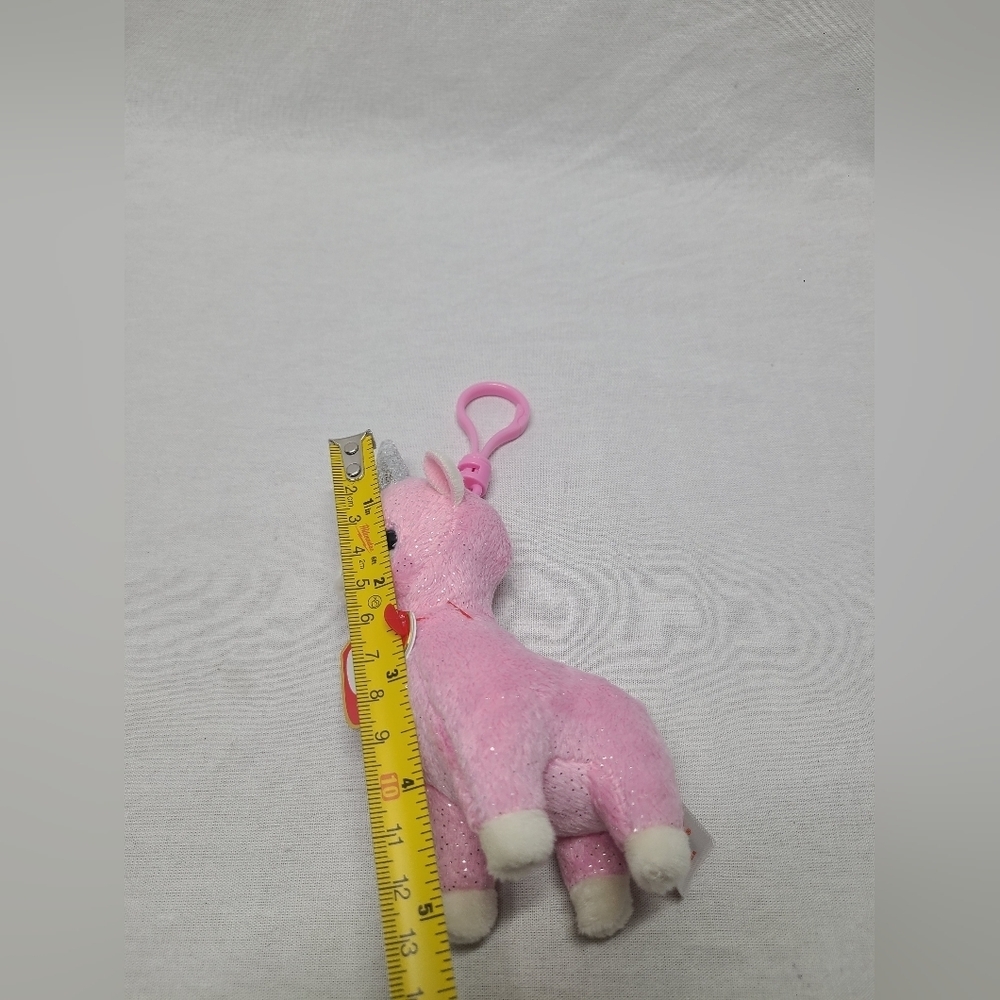 Lana the Llamacorn 2019 Ty Beanie Babies Keyclip Ring 5.5"- NWT - Picture 3 of 5